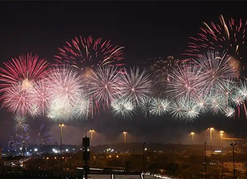 安泽县焰火晚会